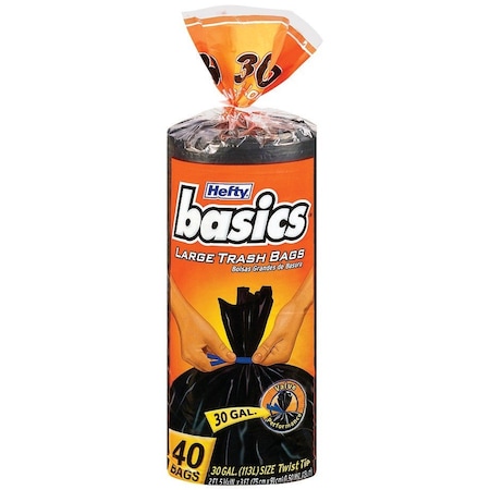 Hefty Basics Large Trash Bags 50304
